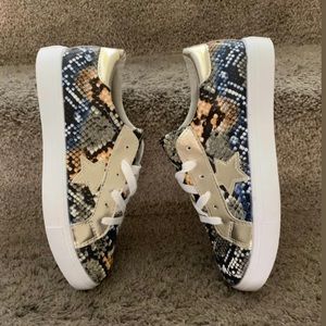 Women’s Snake Print Sneakers